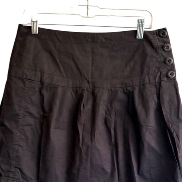 Anthropologie Hei Hei Black Pleated Mini Skirt - Picture 2 of 4